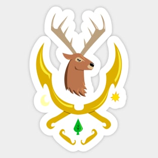 Deer icon Sticker